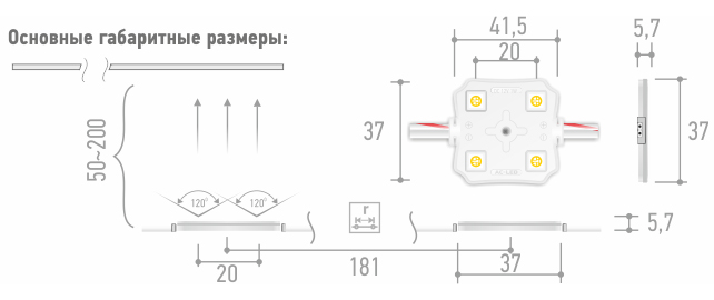 Светодиодные модули